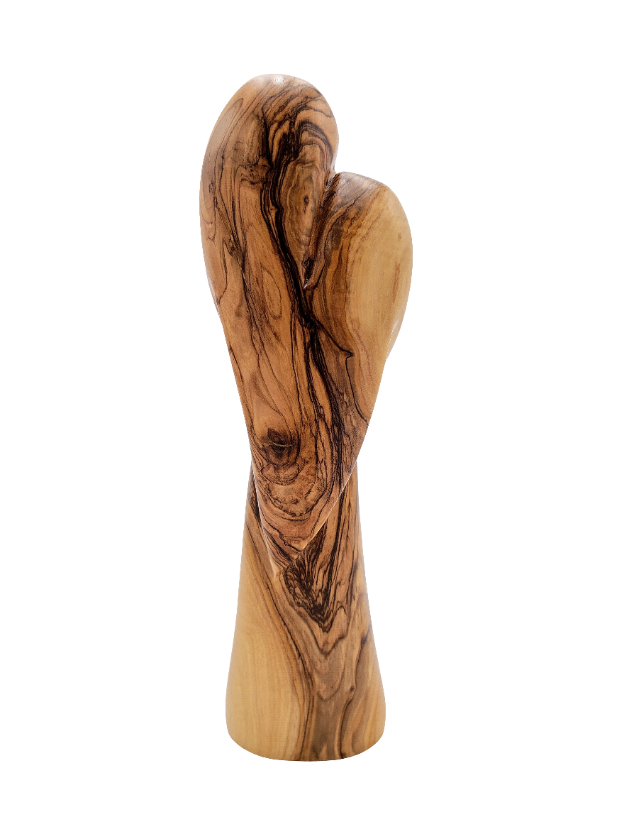 Olivewood Holy Family Statuette - 25 cm