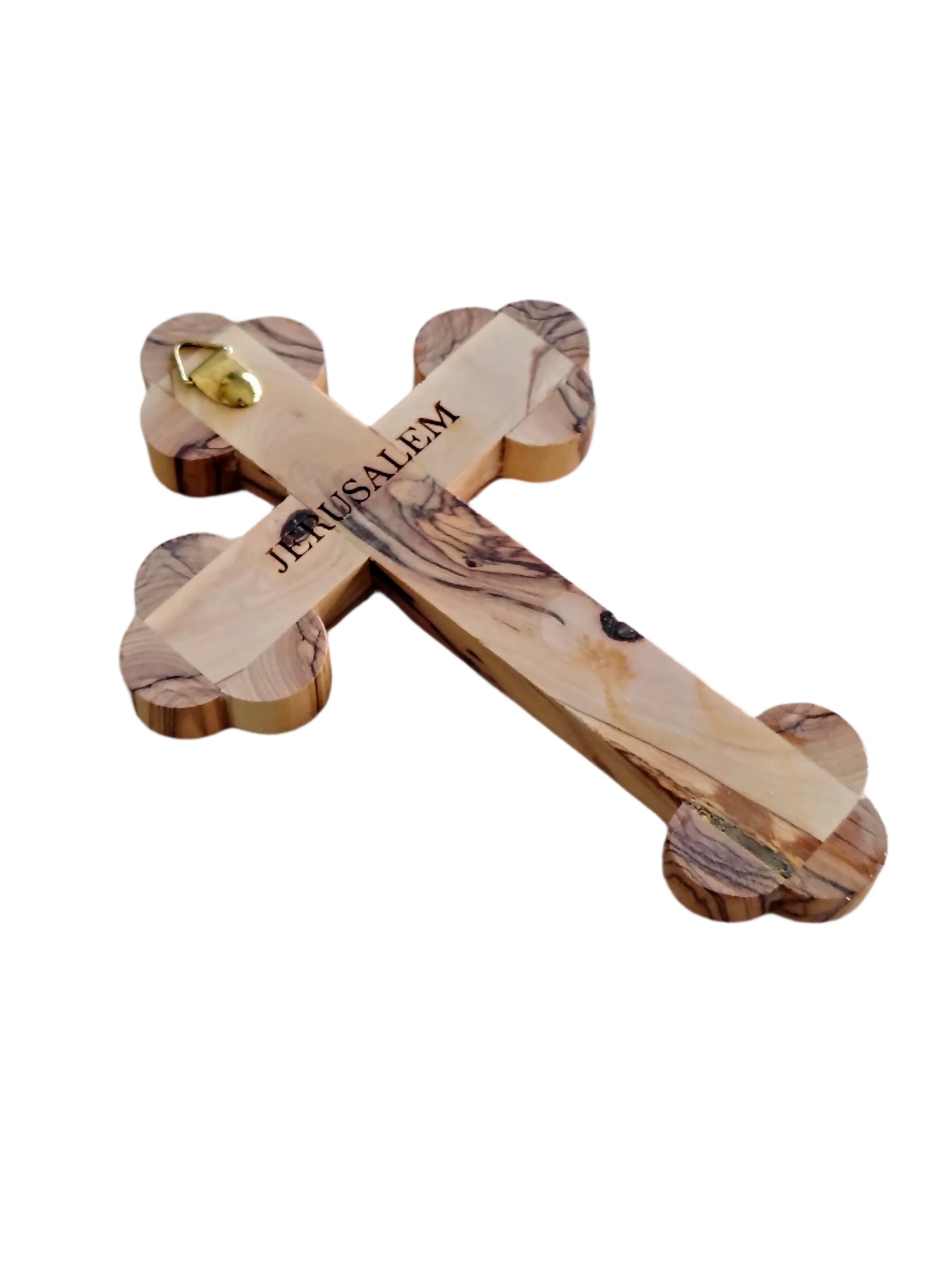 Olivewood God Bless Our Home Cross - 18 cm
