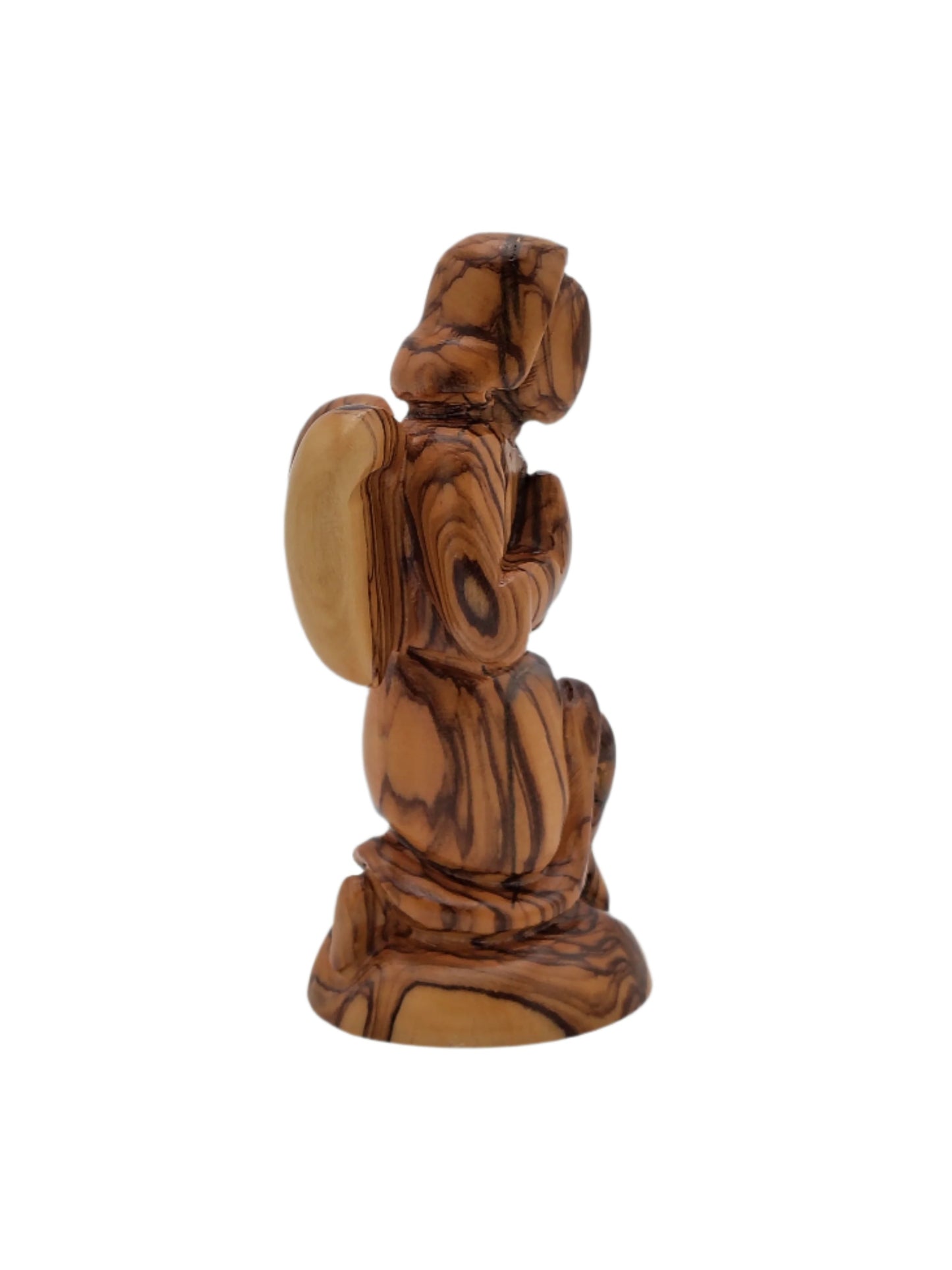 Olivewood Angel Statuette - 12 cm