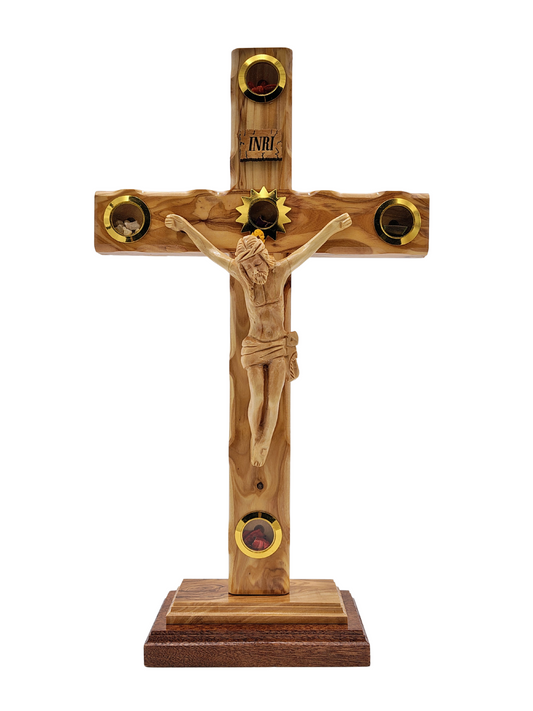 Large Olivewood Cross - 38 cm