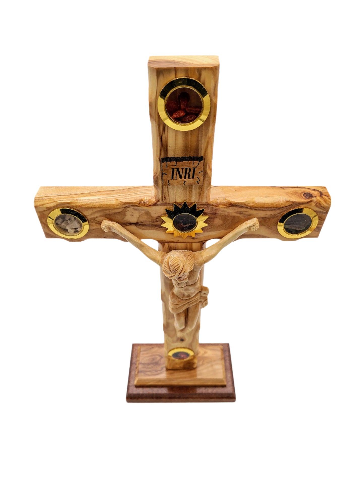 Large Olivewood Cross - 38 cm