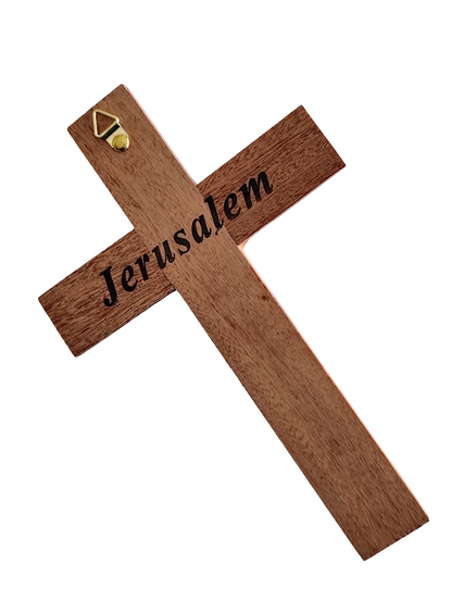 Olivewood Wall Cross - 25 cm