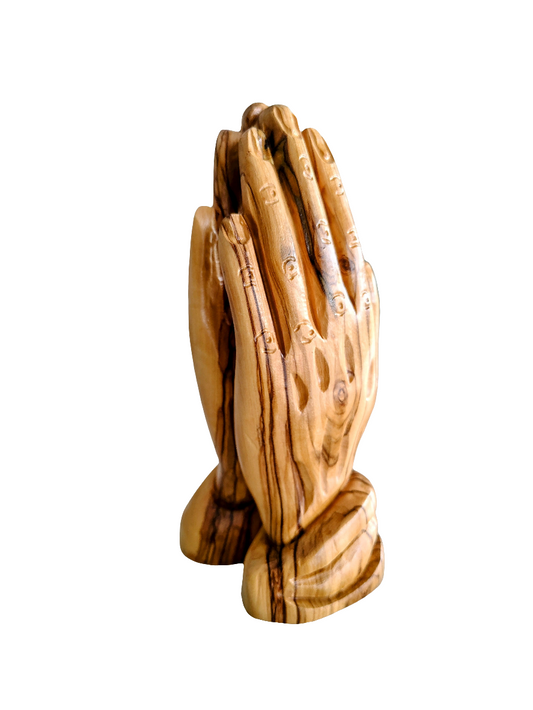 Olivewood Praying Hands - 15 cm