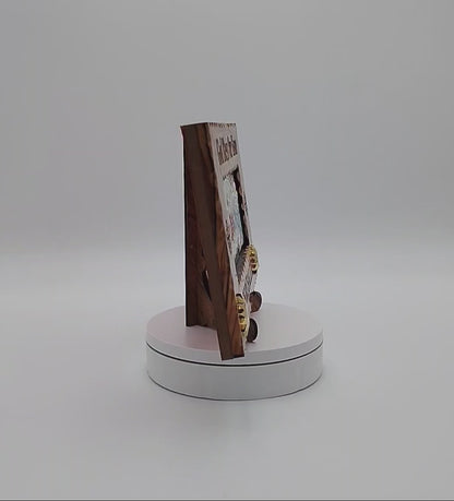 Silver-Plated Olivewood Last Supper - 24 cm x 15 cm