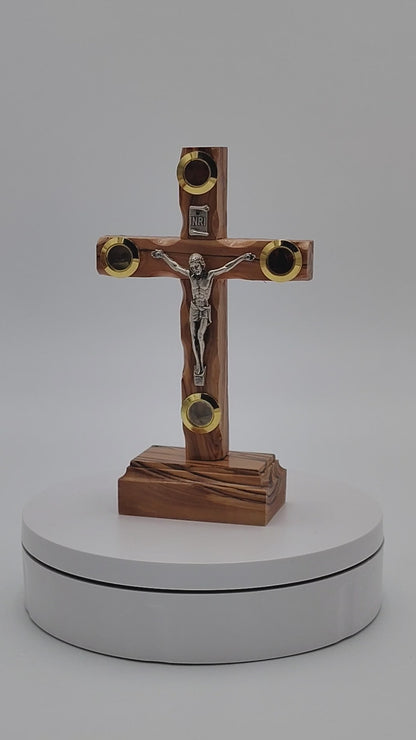 Olivewood Cross - 14.5 cm