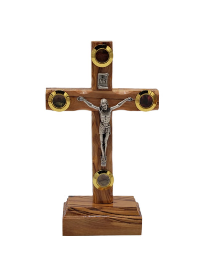 Olivewood Cross - 14.5 cm