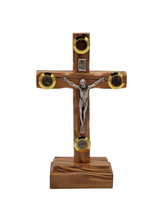 Olivewood Cross - 14.5 cm