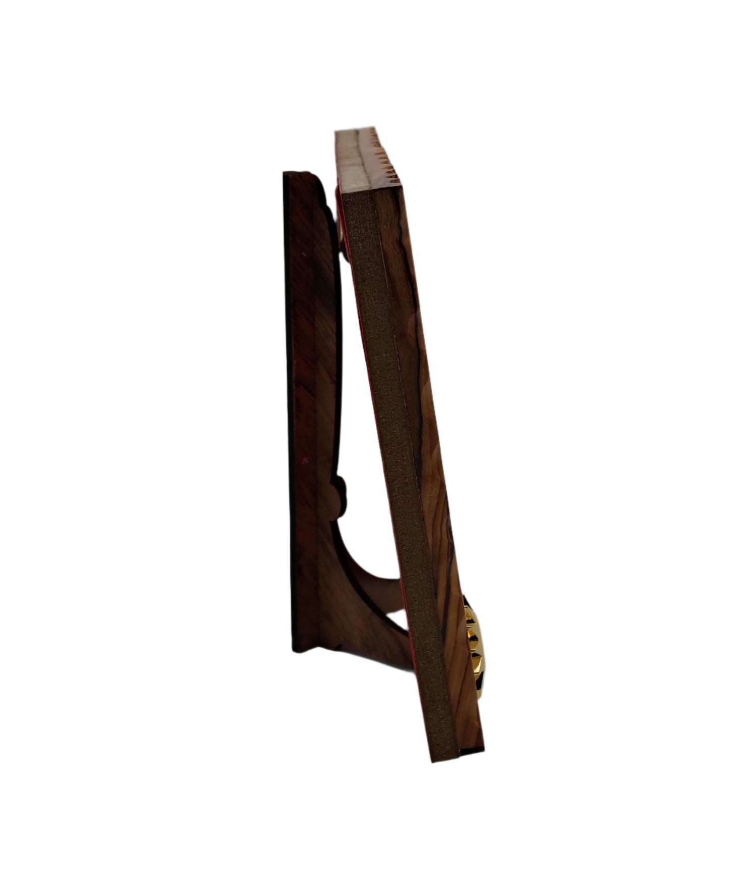 Silver-Plated Olivewood Last Supper - 24 cm x 15 cm