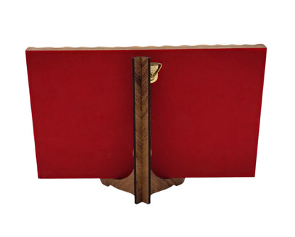 Silver-Plated Olivewood Last Supper - 24 cm x 15 cm