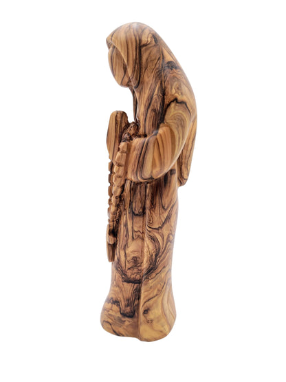 Olivewood Statuette of the Virgin Mary - 21.5 cm