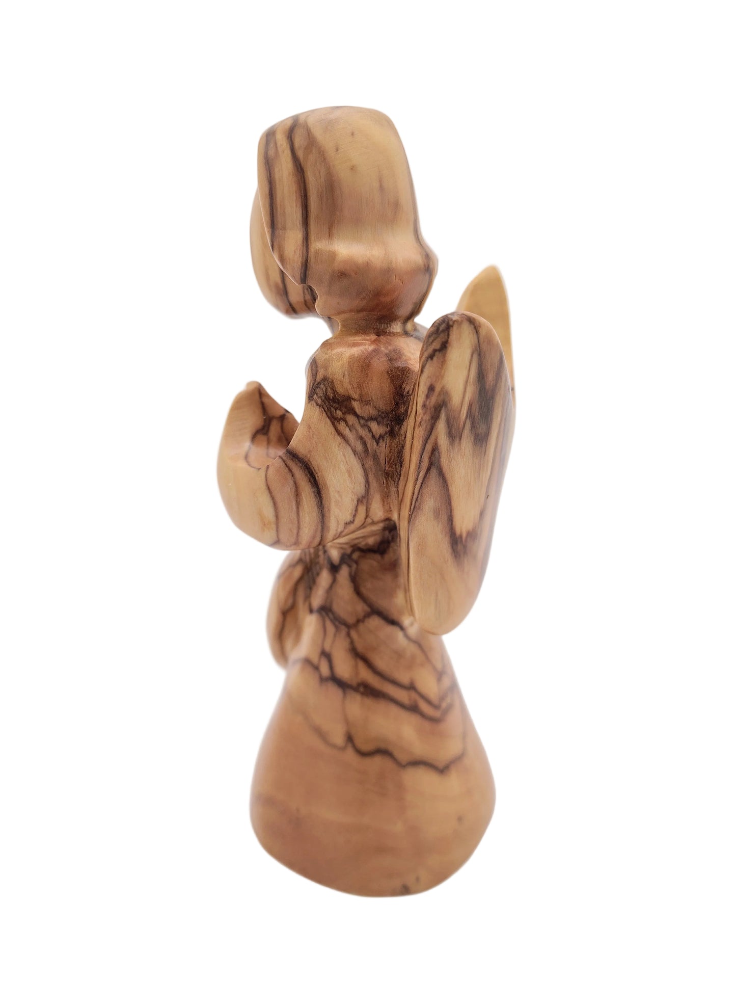 Olivewood Angel Statuette - 14 cm
